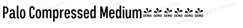 Palo Compressed Medium字体转换